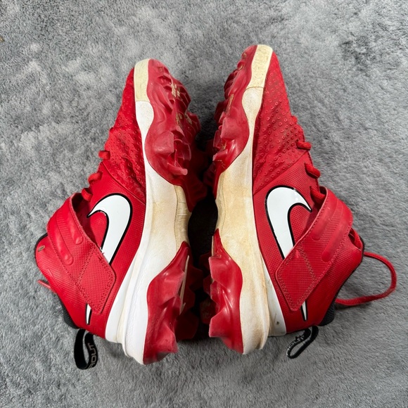 Nike Kids Force Trout 7 Pro 4Y High Top Lace Up Velcro Baseball Cleat - Picture 10 of 11